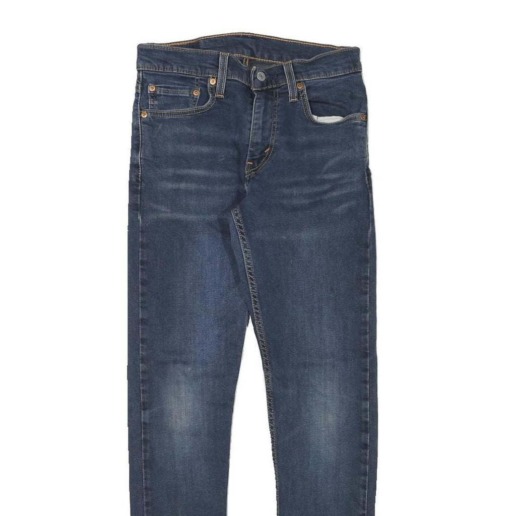 LEVI'S 512 Mens Jeans Blue Slim Skinny Denim Medium W27 L29 Authentic Brand