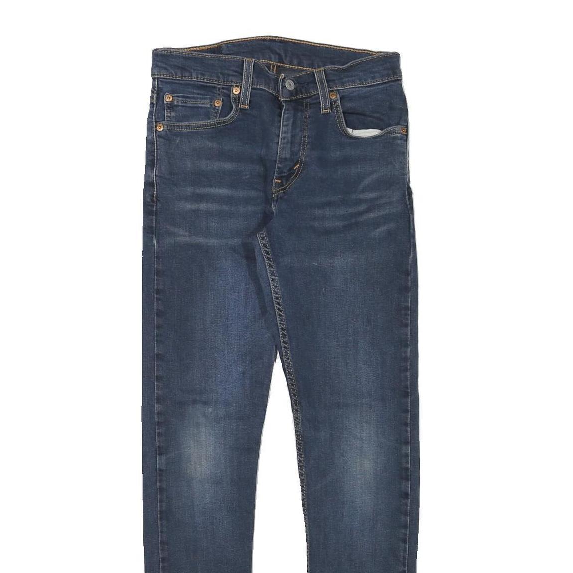 LEVI'S 512 Mens Jeans Blue Slim Skinny Denim Medium W27 L29 Authentic Brand