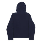 FILA Womens Navy Hoodie L Polyester Pullover Logo Casual Sweater