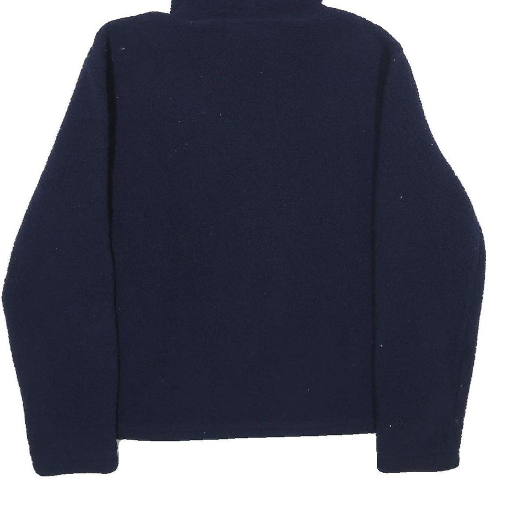 FILA Womens Navy Hoodie L Polyester Pullover Logo Casual Sweater