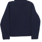 FILA Womens Navy Hoodie L Polyester Pullover Logo Casual Sweater