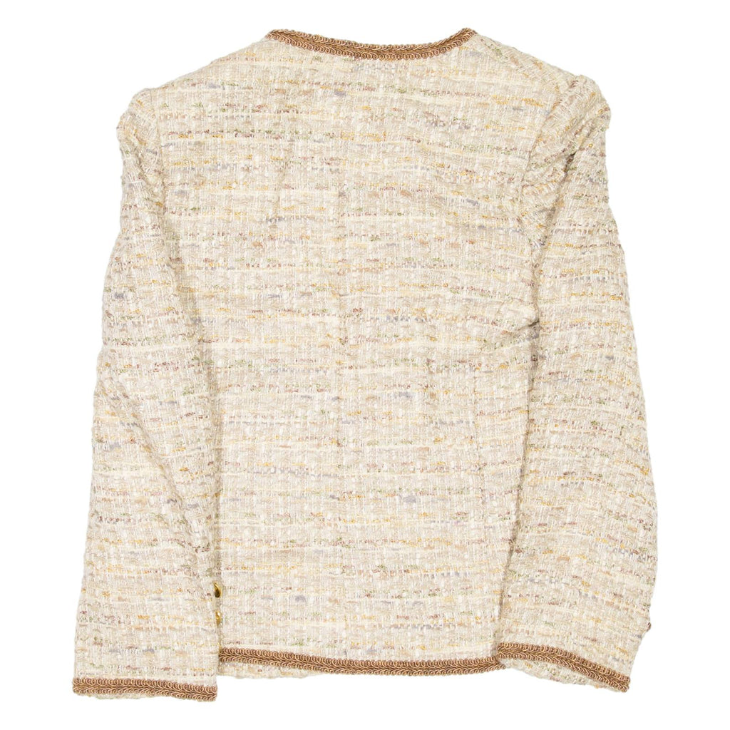FLORENCE COUTURE Womens Blazer Coat Beige M