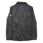 DIESEL Womens Black Zip Jacket S Polyester Blend Casual Outerwear