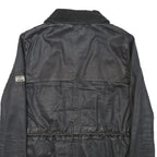 DIESEL Womens Black Zip Jacket S Polyester Blend Casual Outerwear