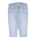 LEVI'S 711 Womens Jeans Light Blue Slim Skinny Denim W32 L32 Zip Cotton Blend