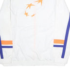 FILA Mens White Blue & Orange Tennis Jacket 2XL Polyester Zip Sports