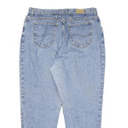 LEE Womens Jeans Blue Relaxed Tapered Denim Medium W34 L26 Zip Closure