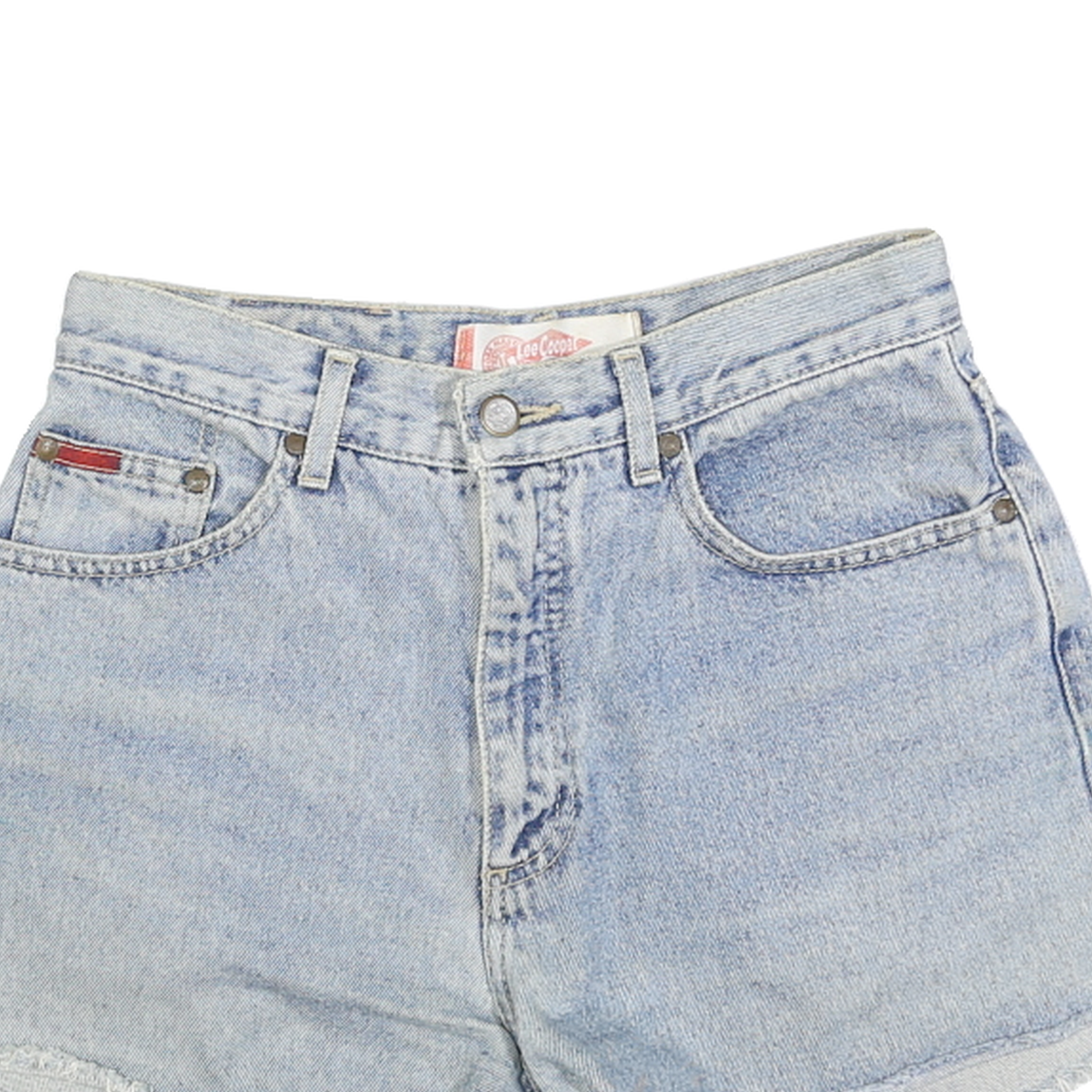 LEE COOPER Womens Denim Blue Casual Shorts S W28 Vintage Style Summer