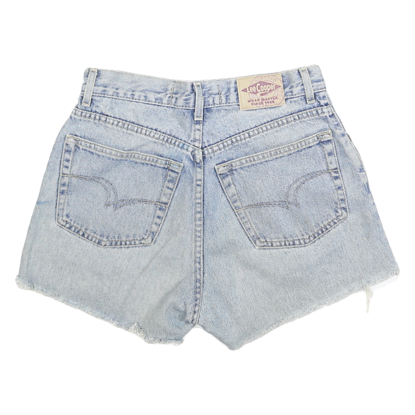 LEE COOPER Womens Denim Blue Casual Shorts S W28 Vintage Style Summer
