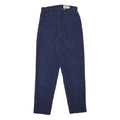 EDDIE BAUER Womens Slim Navy Blue Cotton Blend Slim Tapered Trousers W27 L30