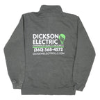 CARHARTT Mens Grey Dickson Electric 1/4 Zip S Cotton Blend Sweatshirt Workwear