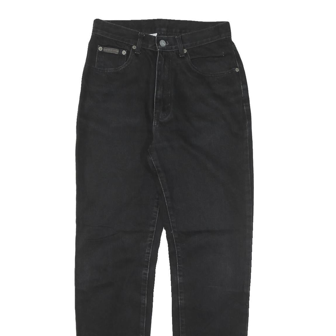 CALVIN KLEIN JEANS Womens Black Regular Straight Denim Medium W26 L30 Stylish