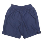 NIKE Mens Shorts Blue Sports Casual M W28 Lightweight Polyester