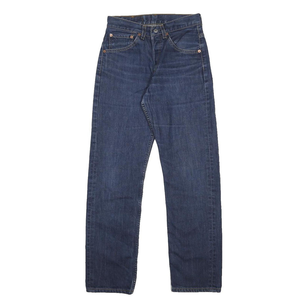 LEVI'S 535 04 Womens Jeans Blue Regular Straight Denim Medium W25 L32 Classic