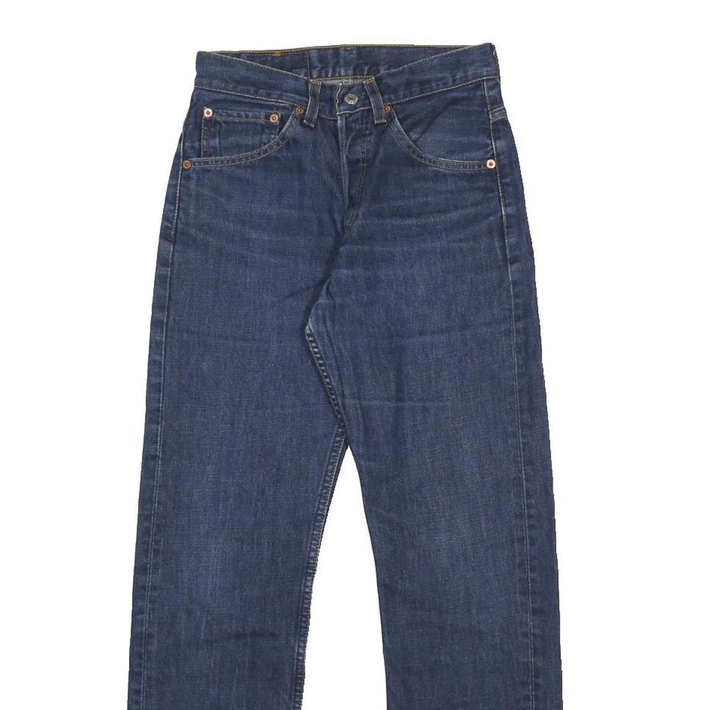 LEVI'S 535 04 Womens Jeans Blue Regular Straight Denim Medium W25 L32 Classic