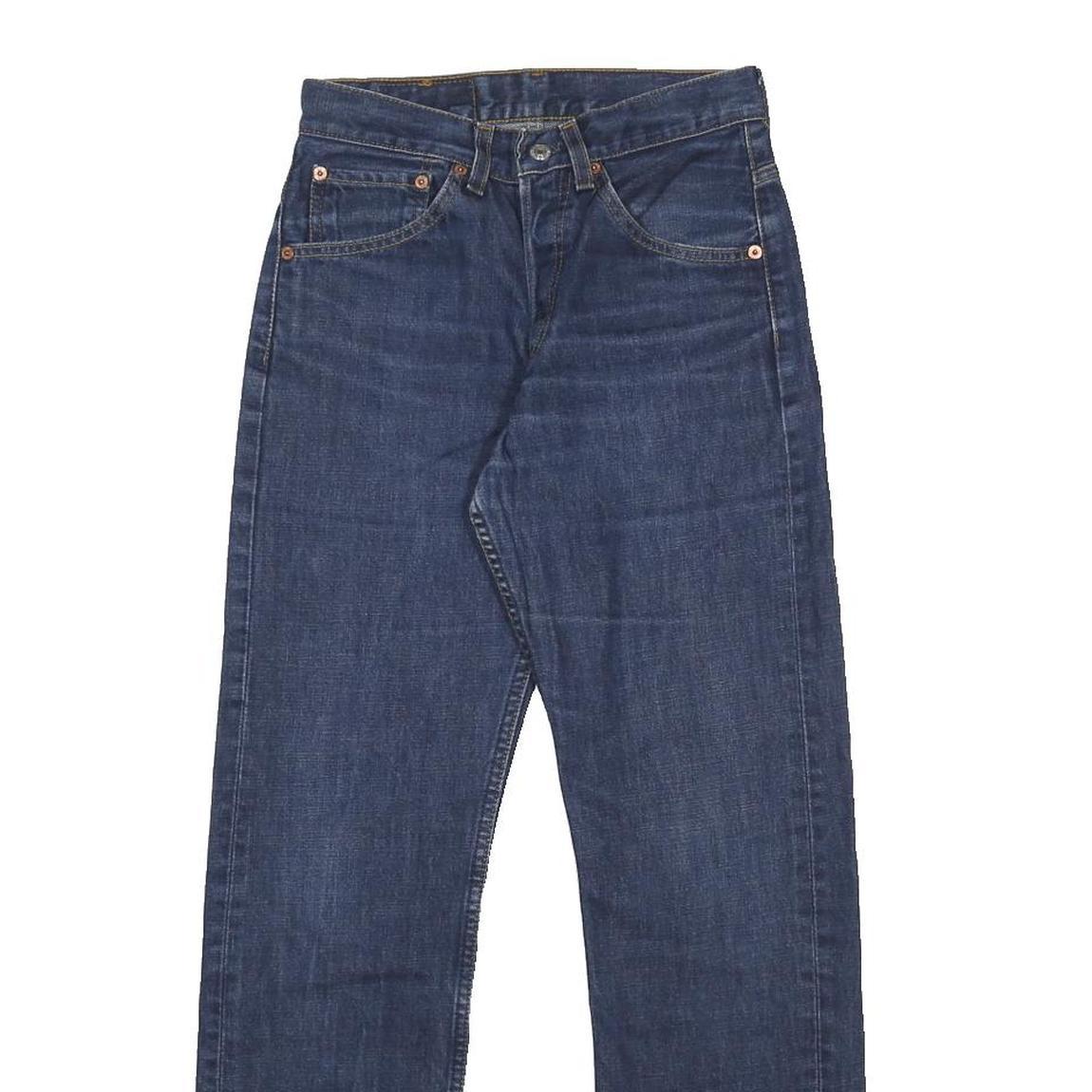 LEVI'S 535 04 Womens Jeans Blue Regular Straight Denim Medium W25 L32 Classic