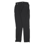 REGATTA Womens Black Slim Zip Polyester Blend Trousers W26 L32 Lightweight