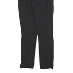REGATTA Womens Black Slim Zip Polyester Blend Trousers W26 L32 Lightweight