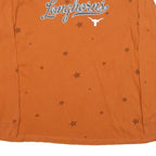 CHAMPION Mens Orange Longhorns Graphic T-Shirt XL Long Sleeve Crew Neck Stars