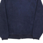 FILA Womens Navy Blue Classic Polyester Zip Up Fleece Jacket XL Casual Outerwear