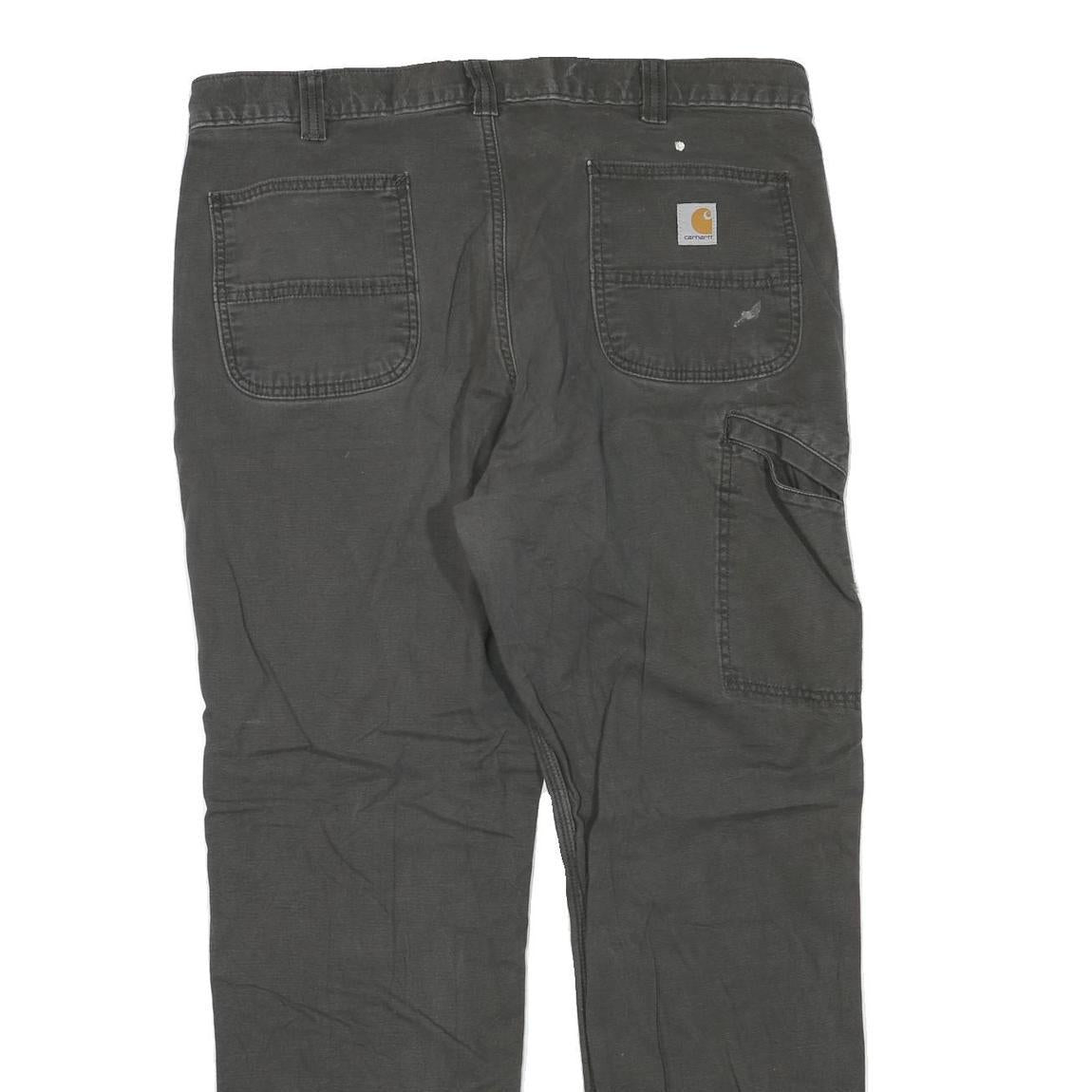 CARHARTT Mens Cotton Blend Regular Fit Straight Trousers W40 L32 Workwear