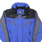 NORDICA Womens Blue & Grey Zip Jacket M Polyester Blend Outdoor Sportswear