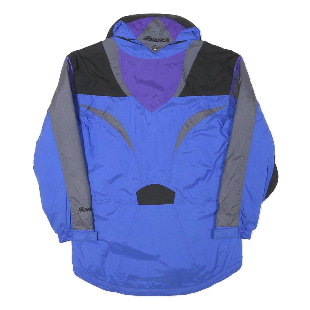 NORDICA Womens Blue & Grey Zip Jacket M Polyester Blend Outdoor Sportswear