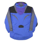 NORDICA Womens Blue & Grey Zip Jacket M Polyester Blend Outdoor Sportswear