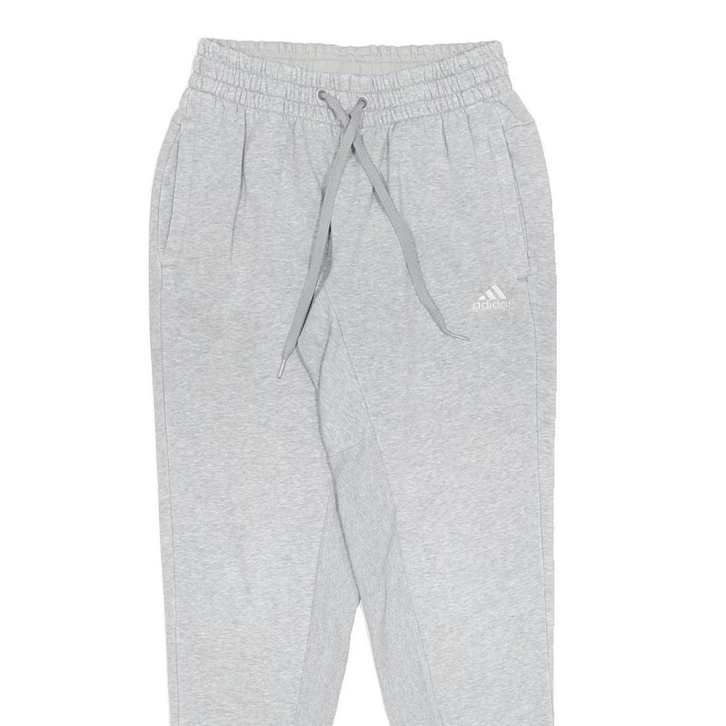ADIDAS Womens Joggers Grey XS W23 L26 Cotton Blend Slim Tapered Jogging Bottoms