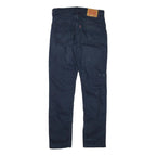 LEVI'S Mens Slim Blue Denim Dark Jeans W30 L31 Classic Cotton Blend Zip