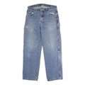 DICKIES Mens Regular Blue Denim Straight Button Jeans W32 L29 Workwear