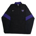 NIKE University Of Washington Huskies Mens Pullover Jacket Black XL