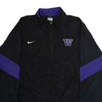 NIKE University Of Washington Huskies Mens Pullover Jacket Black XL