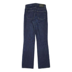 DKNY Womens Regular Fit Straight Leg Denim Dark Blue Jeans W26 L31 Classic Zip