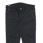 LEVI'S 501 BIG E Mens Jeans Black Regular Straight Denim Raw W44 L26 Classic