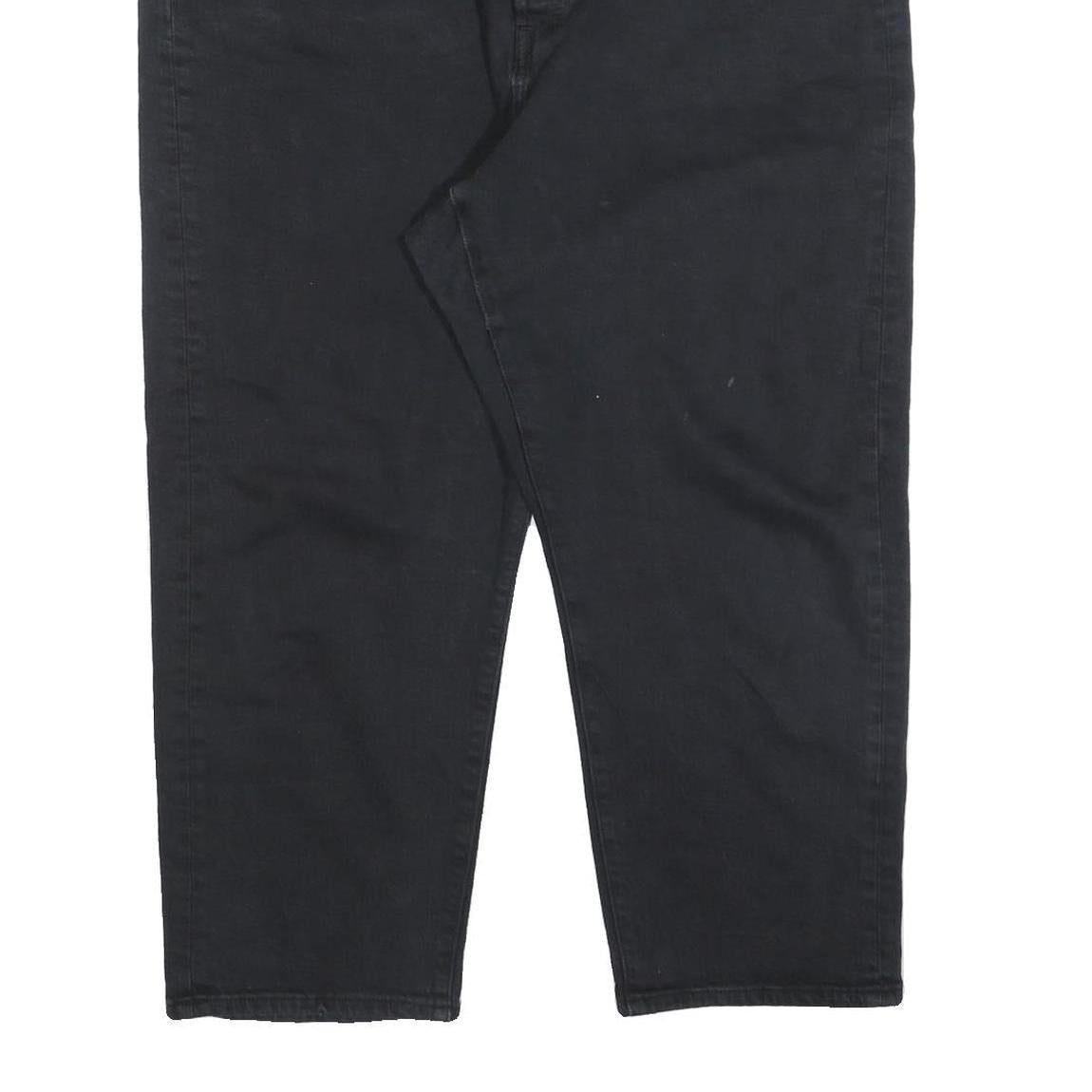 LEVI'S 501 BIG E Mens Jeans Black Regular Straight Denim Raw W44 L26 Classic