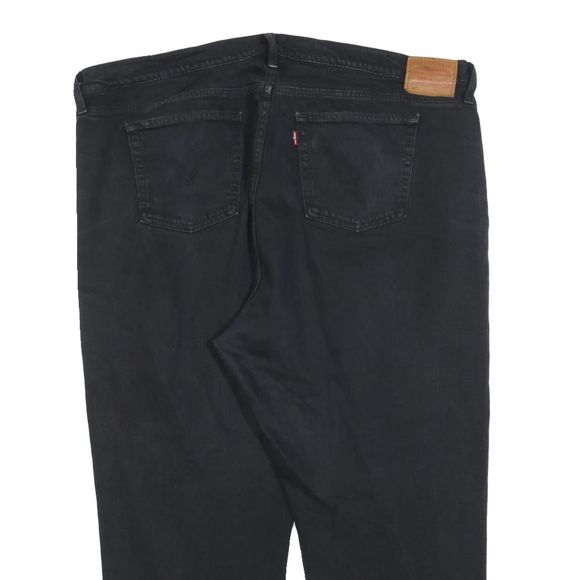 LEVI'S 501 BIG E Mens Jeans Black Regular Straight Denim Raw W44 L26 Classic