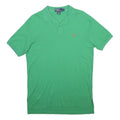 POLO RALPH LAUREN Mens Green Cotton Short Sleeve Plain S Polo Shirt Classic Fit