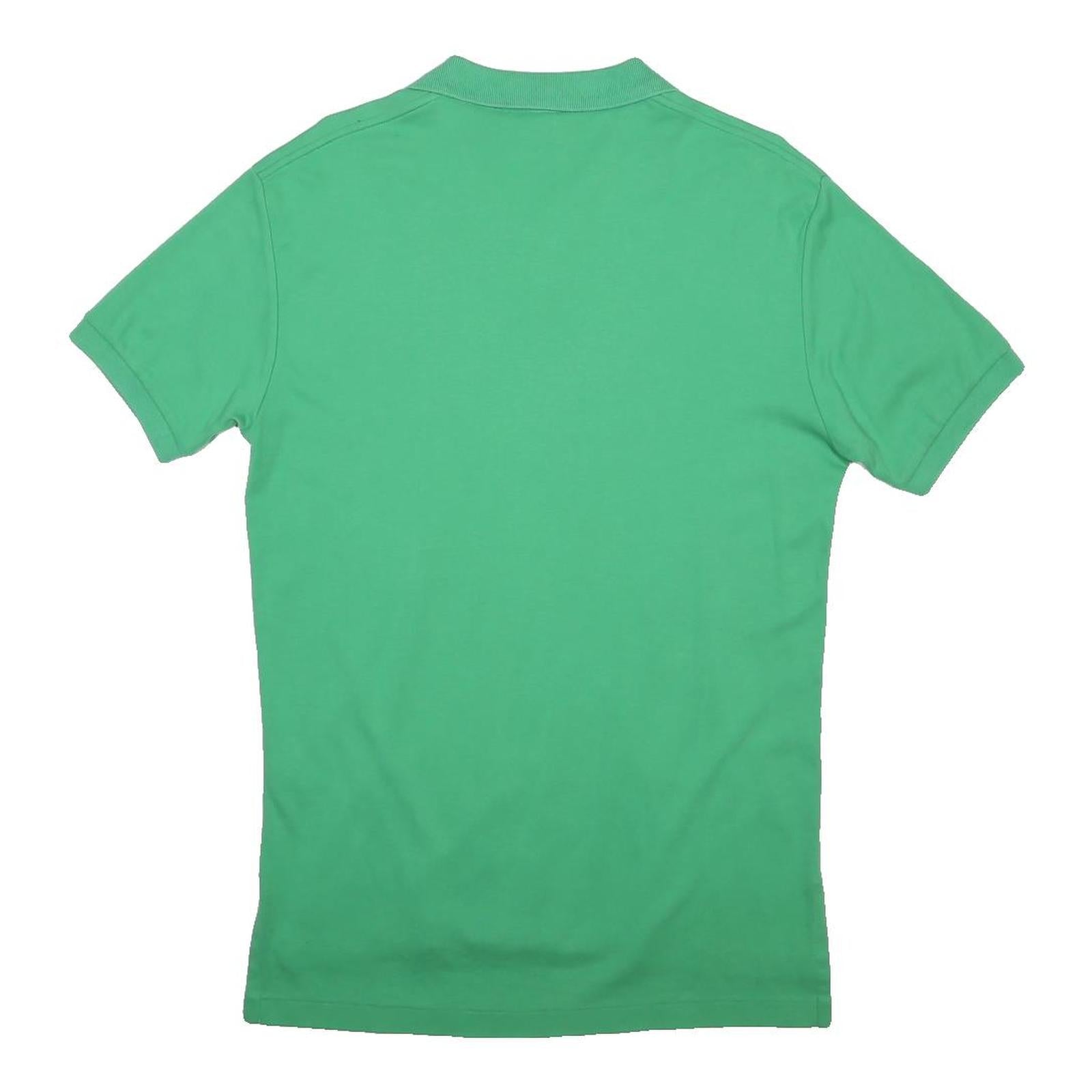POLO RALPH LAUREN Mens Green Cotton Short Sleeve Plain S Polo Shirt Classic Fit