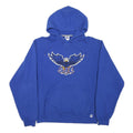 RUSSELL ATHLETIC Mens Blue Hoodie M Pullover Cotton Blend Eagle Graphic