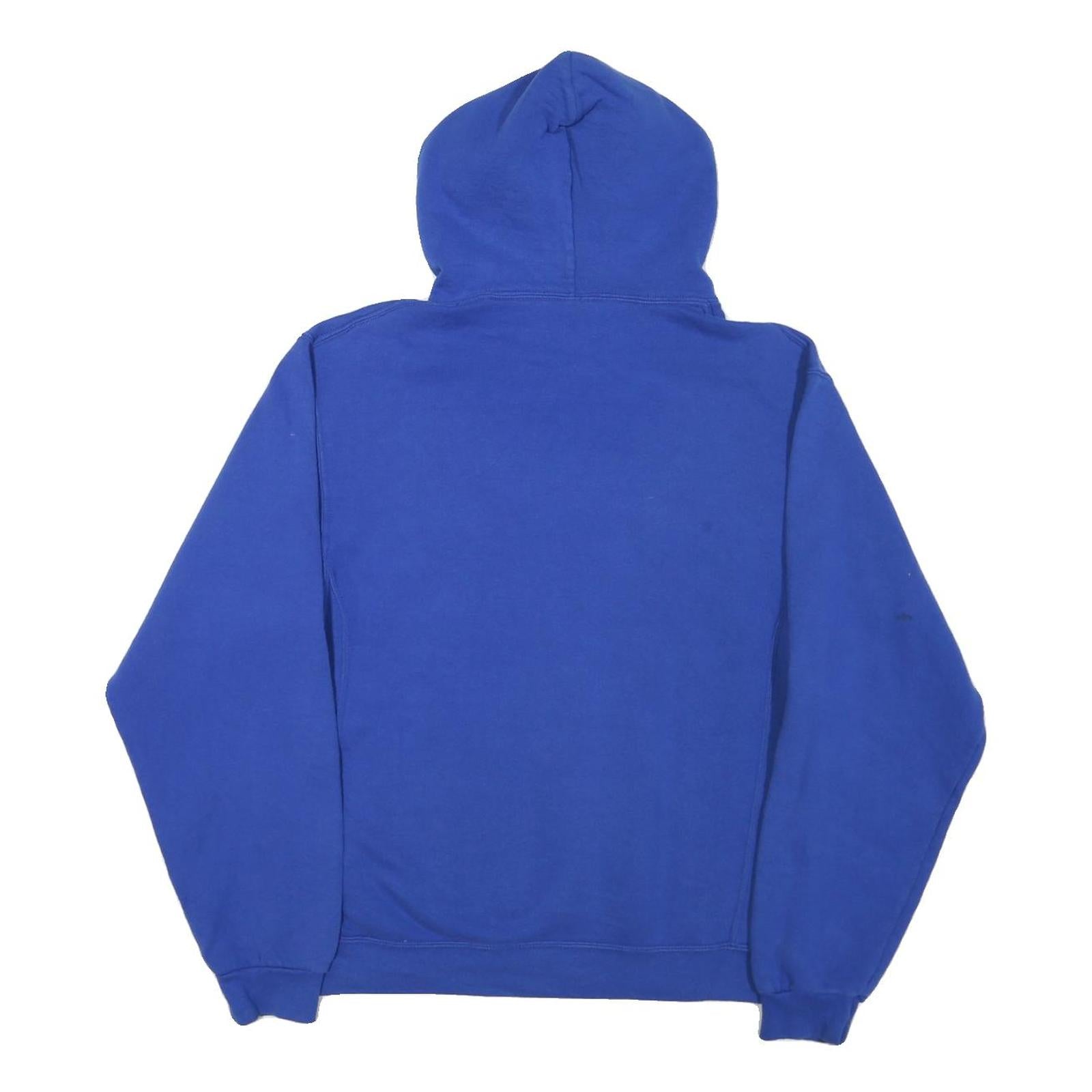 RUSSELL ATHLETIC Mens Blue Hoodie M Pullover Cotton Blend Eagle Graphic