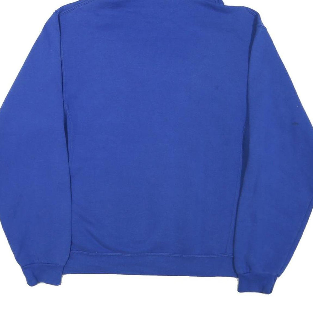 RUSSELL ATHLETIC Mens Blue Hoodie M Pullover Cotton Blend Eagle Graphic