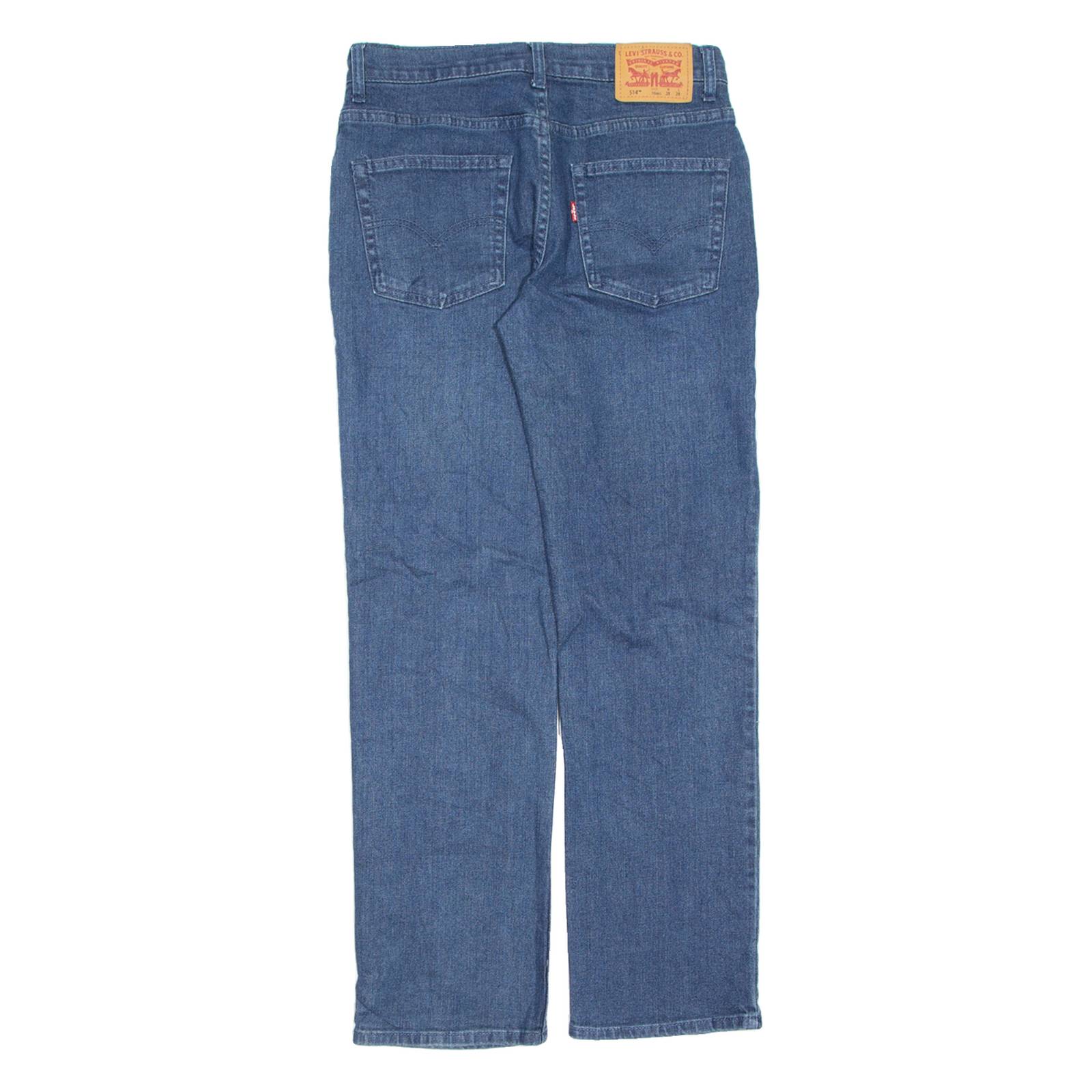 LEVI'S 514 Womens Jeans Blue Slim Straight Stone Wash W28 L28