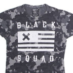 BLACK SQUAD Mens T-Shirt Grey S