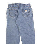 CARHARTT Mens Regular Fit Blue Denim Jeans W28 L26 Casual Zip Closure