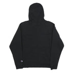 CHAMPION Mens Black Hoodie S Cotton Blend Pullover Logo Sweatshirt