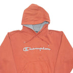 CHAMPION Mens Orange Hoodie M