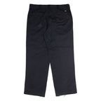DICKIES 874 Workwear Mens Twill Trousers Black Classic Straight W38 L28