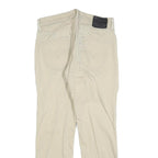 LEVI'S Mens Slim Cotton Blend Beige Trousers W30 L26 Classic Zip Casual Stylish