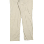 LEVI'S Mens Slim Cotton Blend Beige Trousers W30 L26 Classic Zip Casual Stylish
